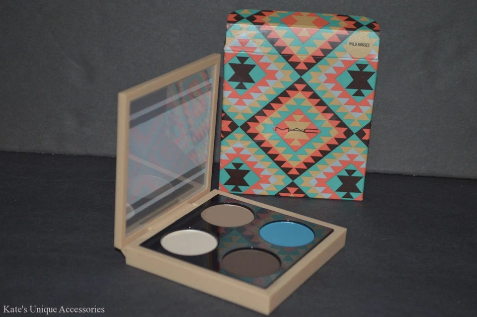 M.A.C Vibe Tribe/Wild Horses Palette NIB Mac Eye Shadow Quad Set Full Size RARE - Image 2 of 4