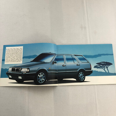 Lancia Thema Station Wagon Car Sales Brochure Catalog ITALIAN Text