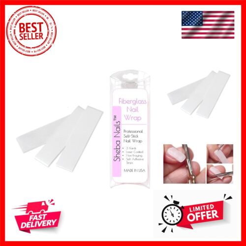 Fiberglass Nail Wrap Self Adhesive Strips 3 Yards - Nail Bandage - Use to Rep...