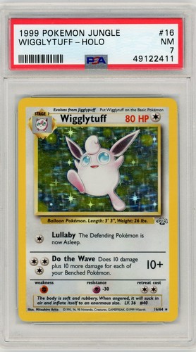 Wigglytuff (Unlimited) graded PSA 7 for sale on eBay