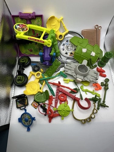 Huge Vintage Teenage Mutant Ninja Turtles TMNT Accessories Lot