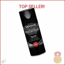 Minwax Fast Drying Polyurethane Spray, Protective Wood Finish, Warm Satin, 11.5