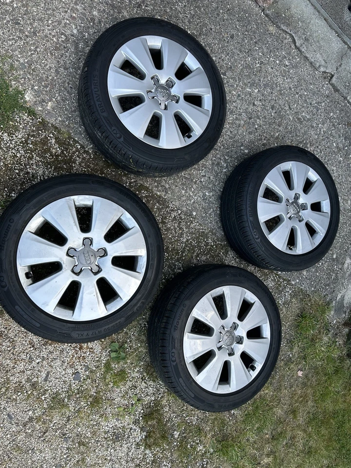 Sommerreifen Auf Alufelgen von Audi A4 - Bild 2 von 3