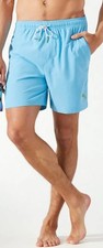 Tommy Bahama Naples Shore 6" Swim Trunks Turquoise Haze UPF 30 NWT 74 Mens XXL