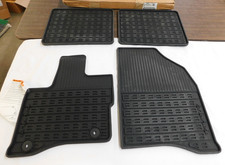 Nos Oem Ford 2013 2019 Taurus Black Rubber All Weather Floor Mats 2014 2015 2016