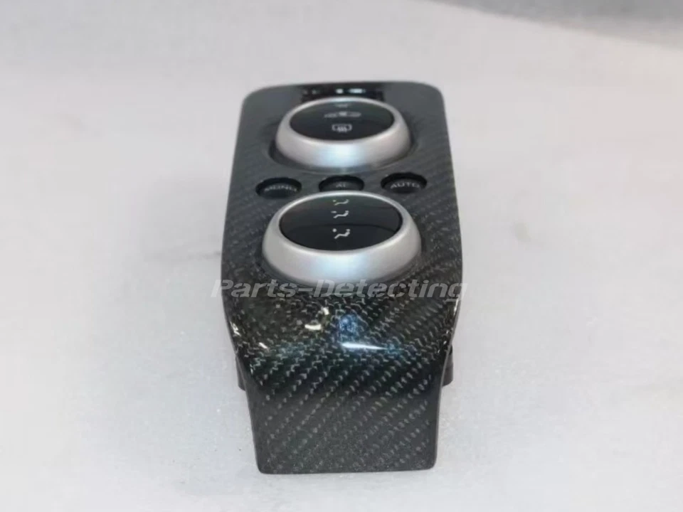 Painel interruptor de controle climático CA esquerdo fibra de carbono para 12-17 McLaren 650S MP4-12C - Imagem 2 de 4