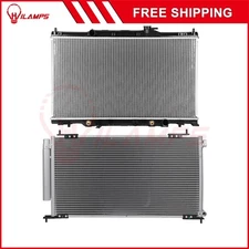 Aluminum Radiator & AC Condenser Cooling Kit Fits 2003-2006 Honda CR-V Element