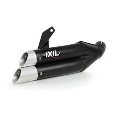 Scarico IXIL L3XB Dual Hyperlow XL acciaio nero omologato Honda CB750 Hornet 25
