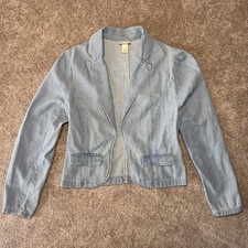 Mossimo Supply Co. denium blazer shrit size large