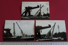 Foto Konvolut Autokran Breuer Hafenkran Binnenschiff aus Foto Sammlung #1933