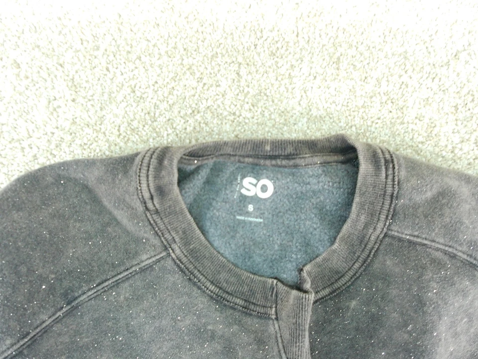 S.O. Cropped Sweatshirt Women’s Small Brown Pullover — Good Condition - Image 4 of 4