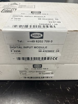 HIMA DIGITAL INPUT F 3236 Brand New!!