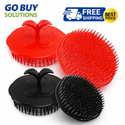 4 Pack Scalp Scrubber Shampoo Scalp Massager Brush, Shower Hair Brush Head Scrub