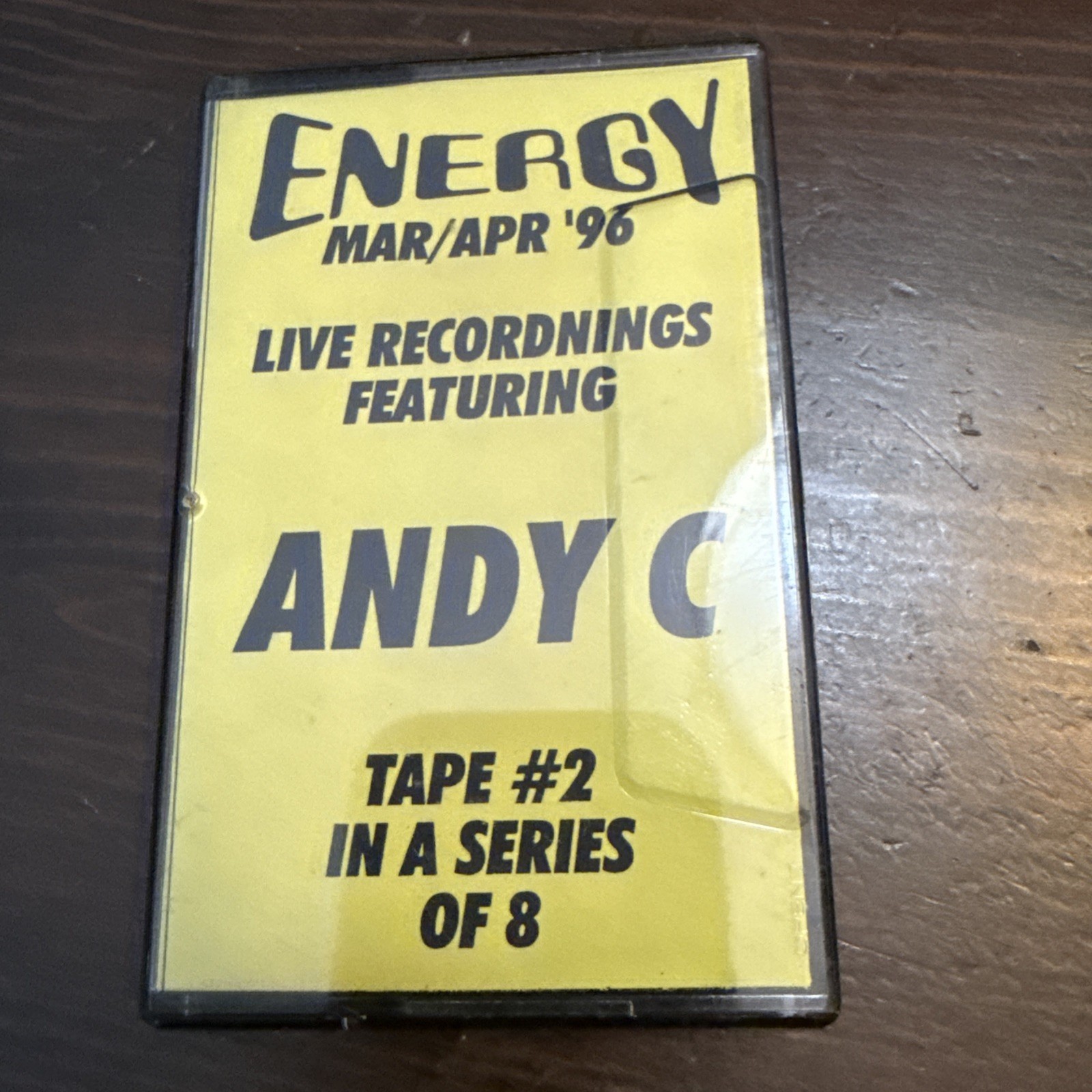 DJ Andy C Energy March /April 96 Jungle Live DJ Cassette Tape Uk