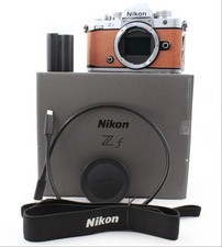 OPEN BOX GOOD Nikon Zf Mirrorless Camera Silver Cognac Brown