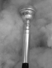Trumpet Bach 3C mouthpiece New silver plating. Beauty