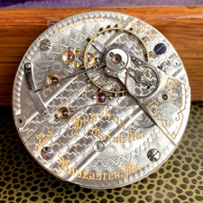 Hamilton Grade 940 18S 21 Jewels Railroad Pocket Watch Movement Repair 7
