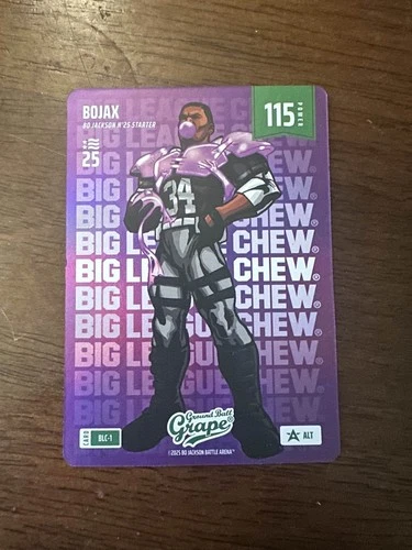 Bo Jackson - BLC1 - N25 Exclusive Big League Chew - Bo Jackson Battle Arena