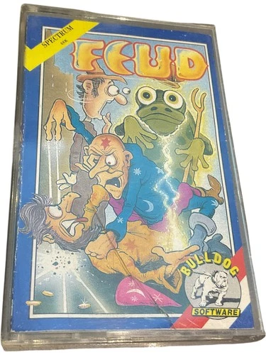 Feud Bulldog Software Game Spectrum ZX Computer Game Cassette Tape Vintage Rare