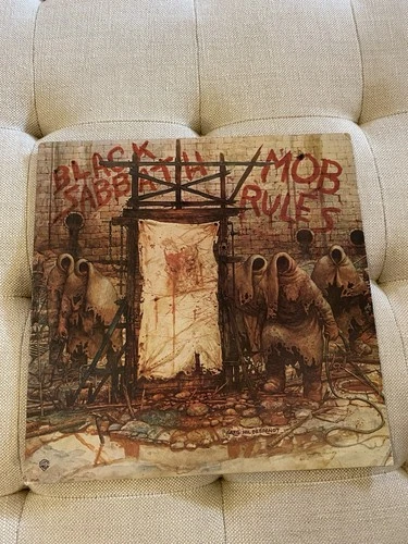 Black Sabbath Mob Rules Vinyl LP Record 1981 Warner Bros Heavy Metal Album
