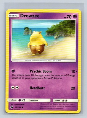 Drowzee #59/149 SM Base Set Common - Pokemon Card D17 | eBay Drowzee #59/149 SM Base Set Common - Pokemon Card D17 | eBay