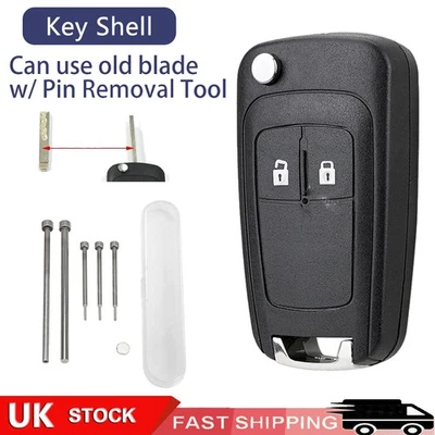 Car Key Case Fob For Vauxhall Opel Astra Insignia Zafira Corsa Meriva Remote Fob