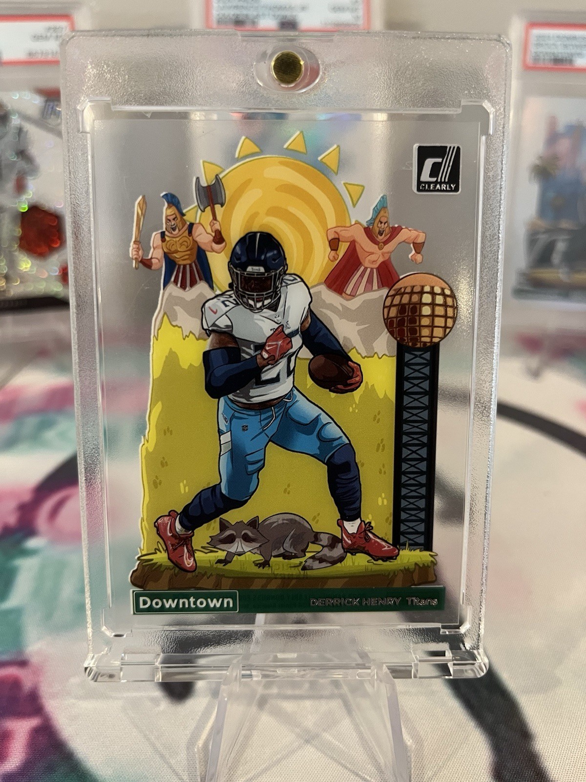 Derrick Henry 2023 Donruss Clearly DOWNTOWN No.11 Tennessee Titans