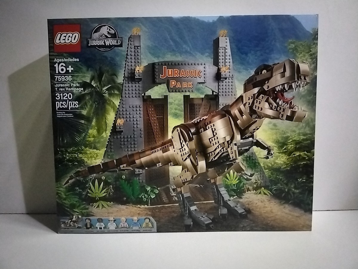 LEGO 75936 Jurassic World Jurassic Park Rex Rampage Retired