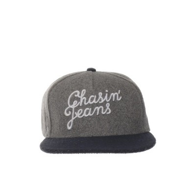 Chasin', Baseball-Mütze, Größe: 58, Baumwolle/Polyester/Wolle, Grau/Blau #Yyb