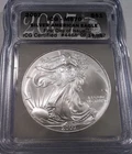2007 American Silver Eagle $1 ICG MS70 First Day Issue 1 oz .999 Fine Silver