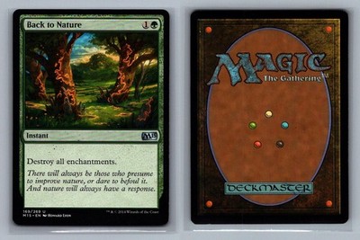Back to Nature #169 Magic 2015 (M15) Magic: The Gathering MTG - LP