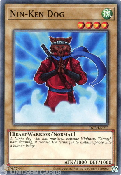 DCR-EN002 Nin-Ken Dog :: Common 25th Anniversary Edition Mint YuGiOh Card