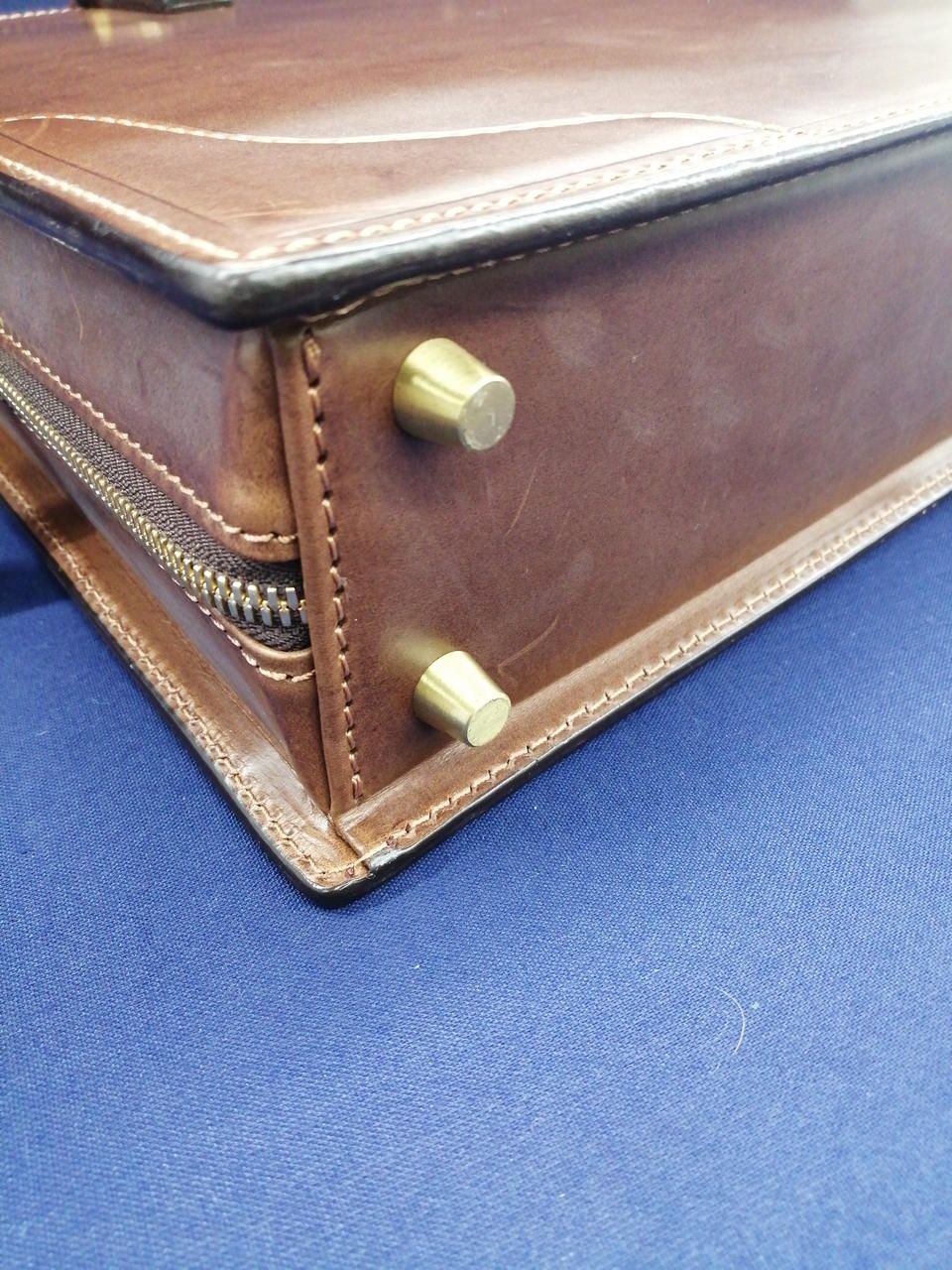 Grandma Bag Briefcase Brown Used image 4