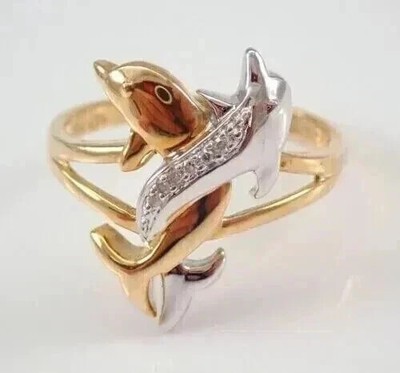 1.50 Ct Round Lab-Created Diamond Women's Wedding Ring 14K Two-Tone Gold Plated