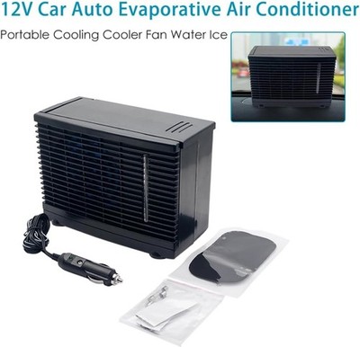 Portable 12V Car Air Condition, Universal Dashboard AC Car Cooling Fan Blow Cold