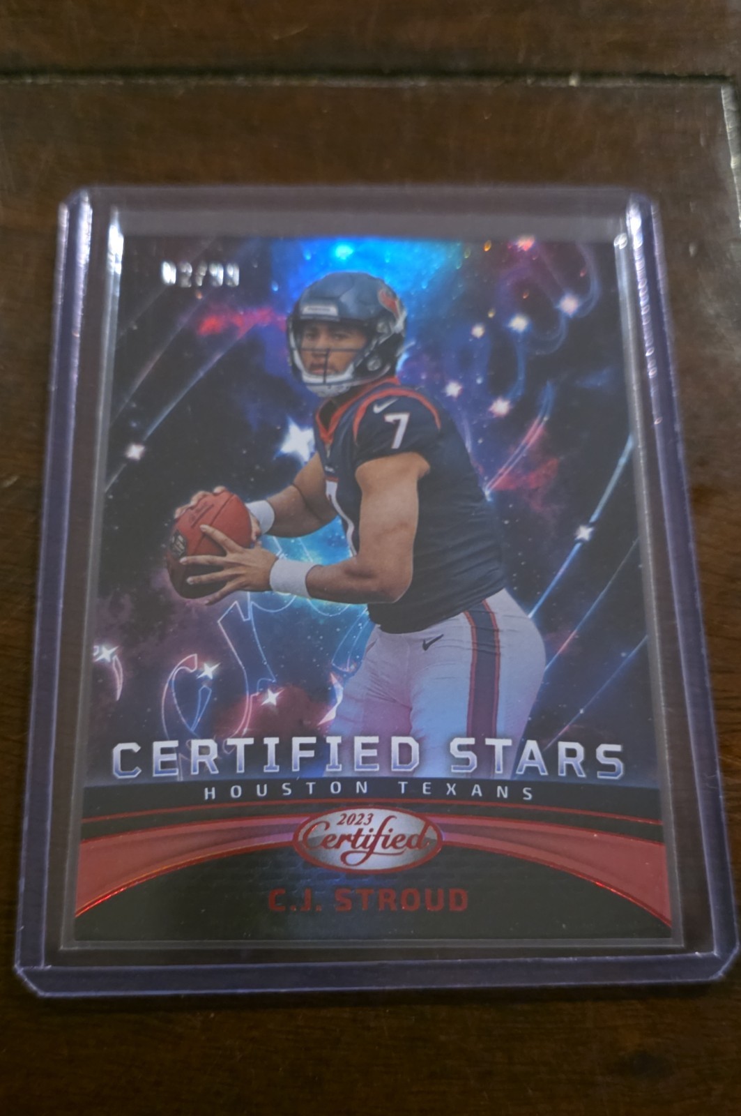 2023 Panini Certified - Certified Stars C.J. Stroud #CS-11 Mirror Red /99 (RC)