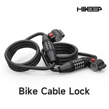 Hikeep Professoinal Iron Bike Security Cable Lock Combination Locking for ebike