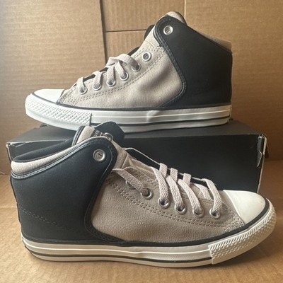 Converse CTAS High Street Mid Lace-Up Sneakers Gray/Black A14294C