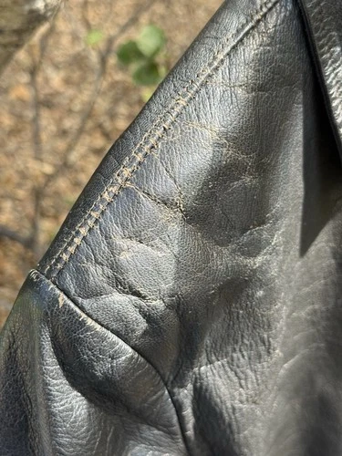 1950s Sears Hercules Leather Jacket Size 42 Styled and Made in California Talon image 3