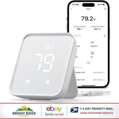 WiFi Enabled Thermometer and Hygrometer with Smart Remote Control Features
