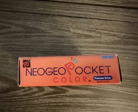 SNK Neo Geo Pocket Color CIB - Silver; Working In Good Condition w/ New Battery
