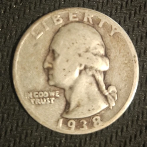 1938-P Washington Quarter — photo from the most recent tracked eBay sale