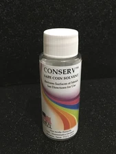 Conserv Safe Coin Solvent, 2 Ounce Bottle, Made In USA, Pack Of 1