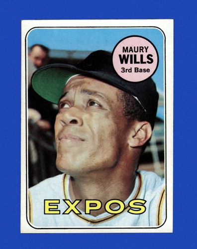 1969 Topps Set-Break # 45 Maury Wills EX-EXMINT *GMCARDS*