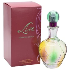 Live by J.Lo Jennifer Lopez EDP Perfume for Women 3.3 / 3.4 oz New In Box