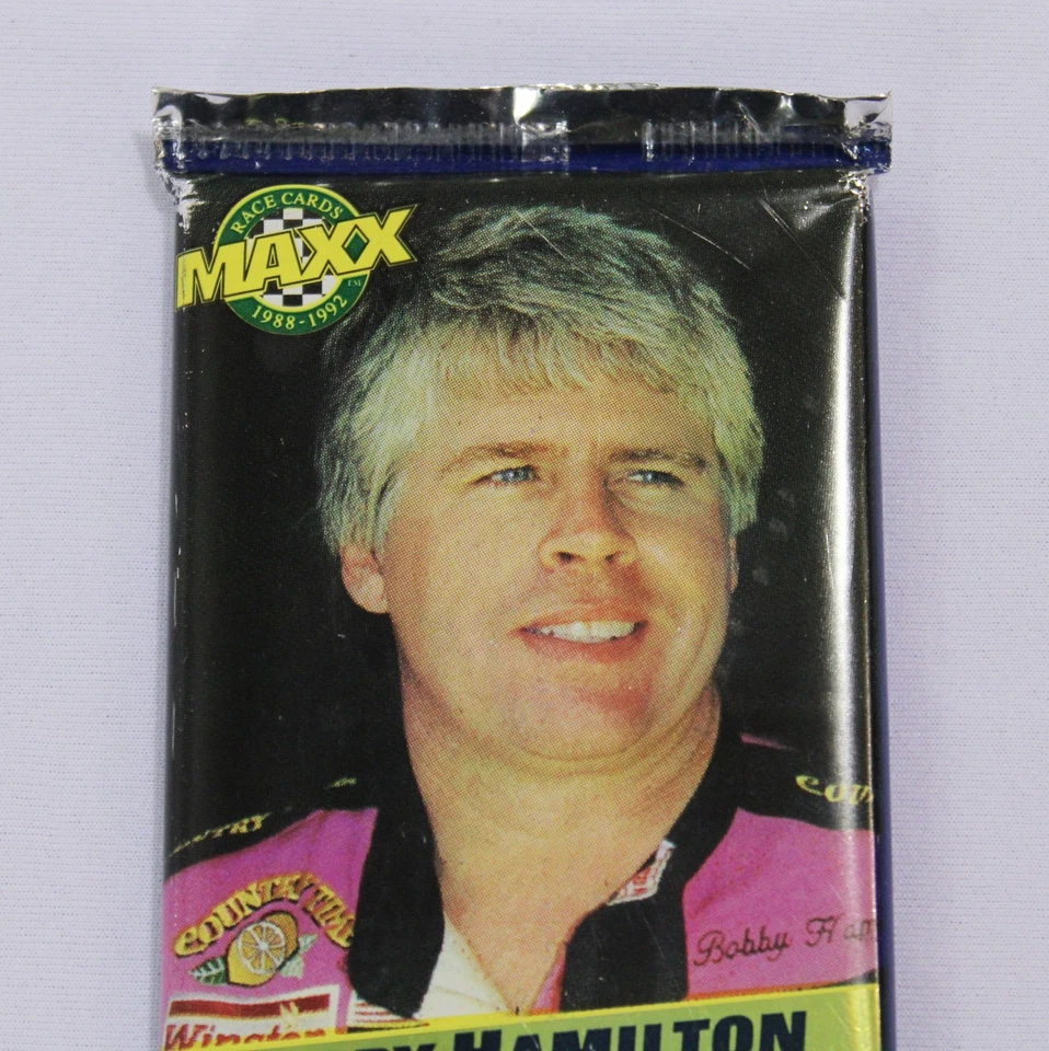 1992 Upper Deck Maxx 16-Card Collector Pack Bobby Hamilton Sealed x2  - Image 3 of 4