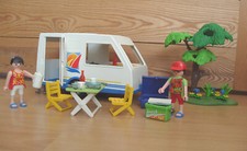 Playmobil 100% Komplett Set 3236 Familienurlaub Camper Urlaub Wohnwagen