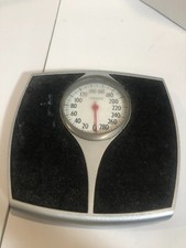 VINTAGE Homedics Bathroom Floor Scale - Large Analog Dial 280 lbs F46