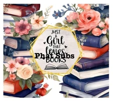 20oz Sublimation Tumbler Wrap Loves Books Ready to Press Heat Transfer