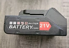 21V MAX LITHIUM ION 2.0Ah Rechargeable Battery With Led Indicator 